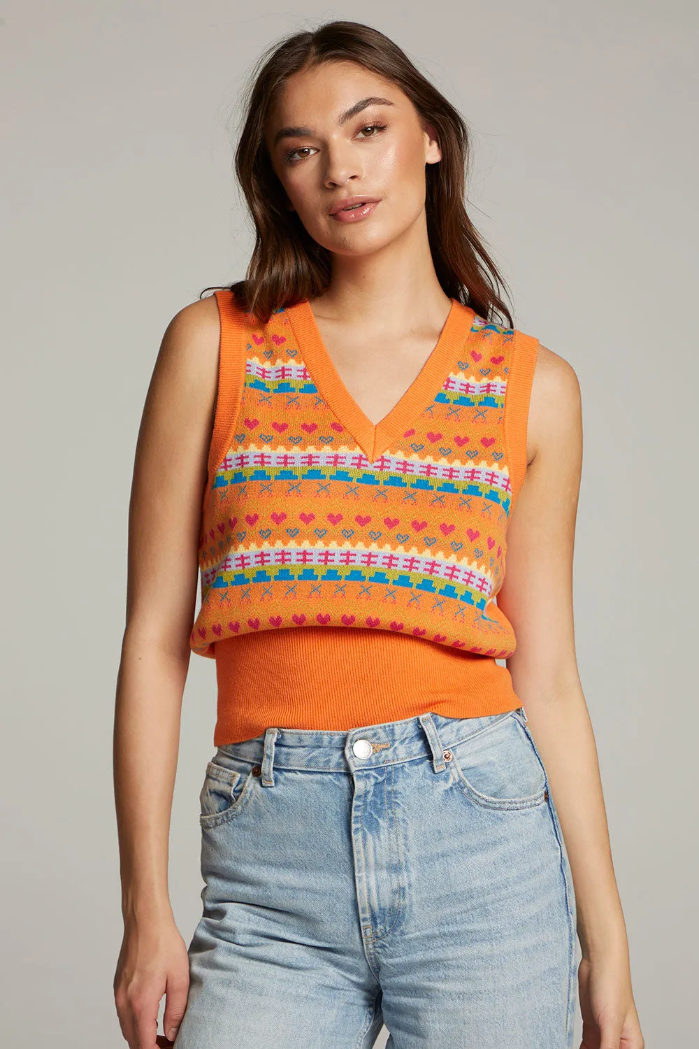 The Beatles Retro Tank Sweater