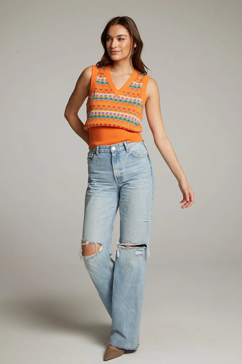 The Beatles Retro Tank Sweater