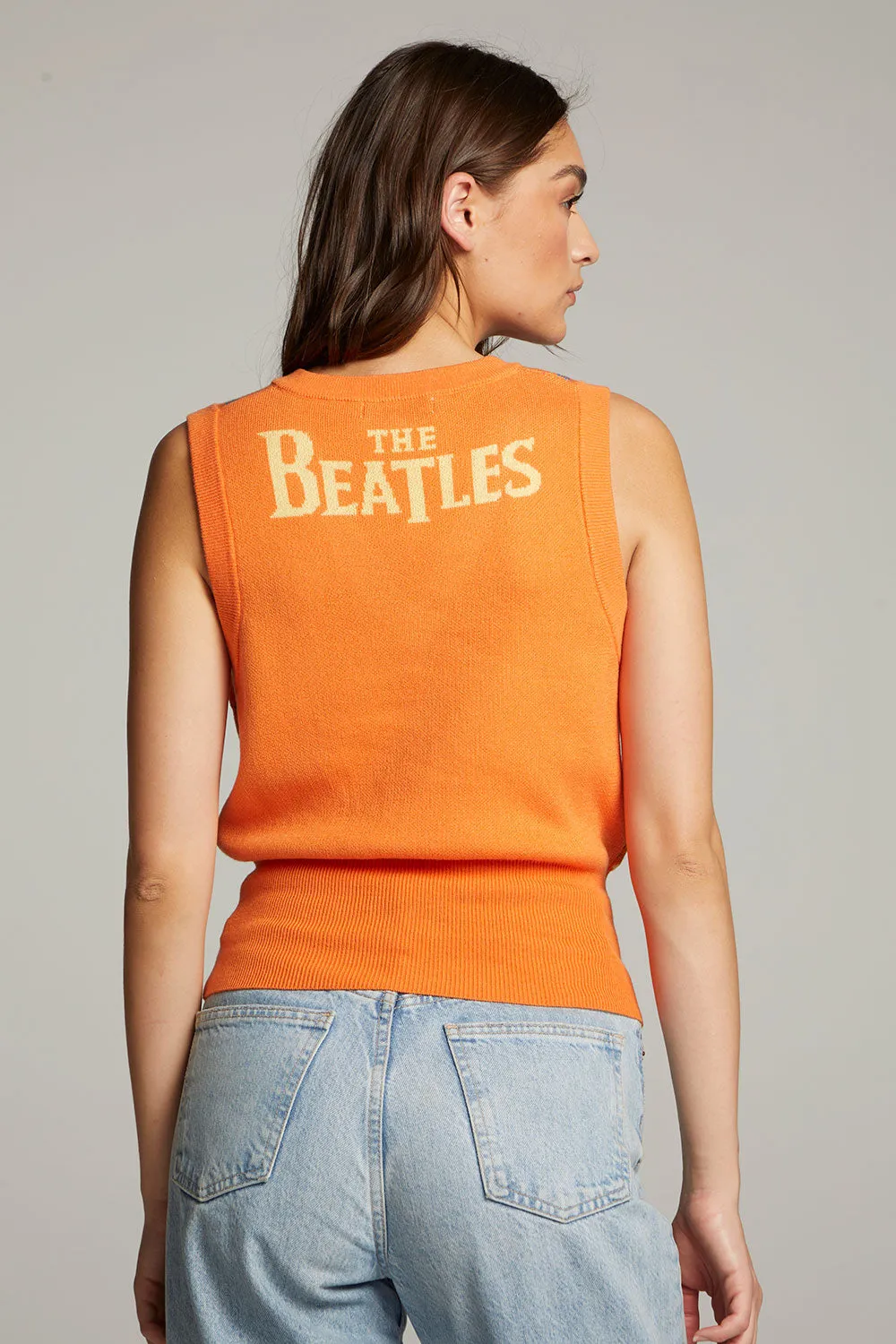 The Beatles Retro Tank Sweater