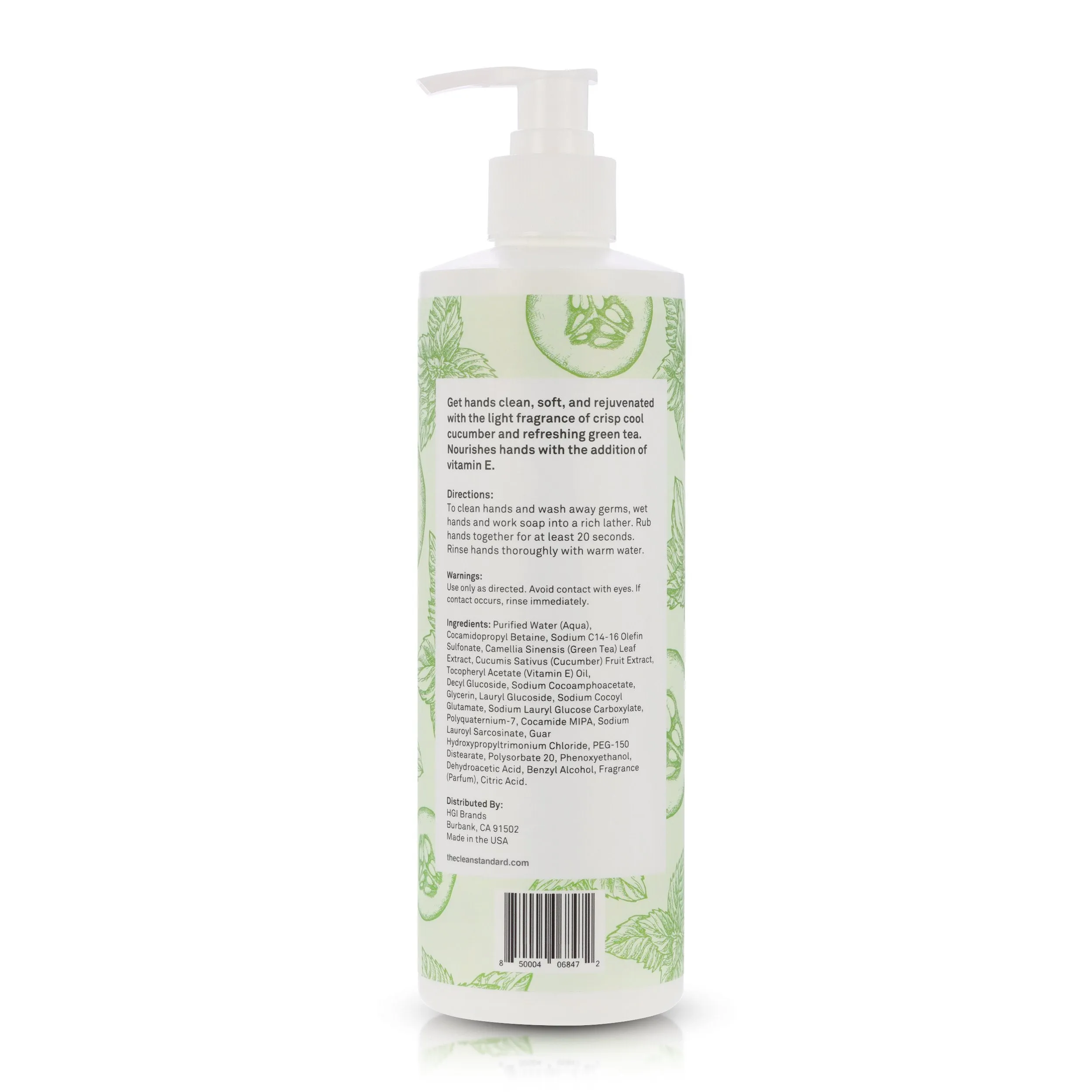 THE CLEAN STANDARD Green Tea & Cucumber Hand Wash - 16oz