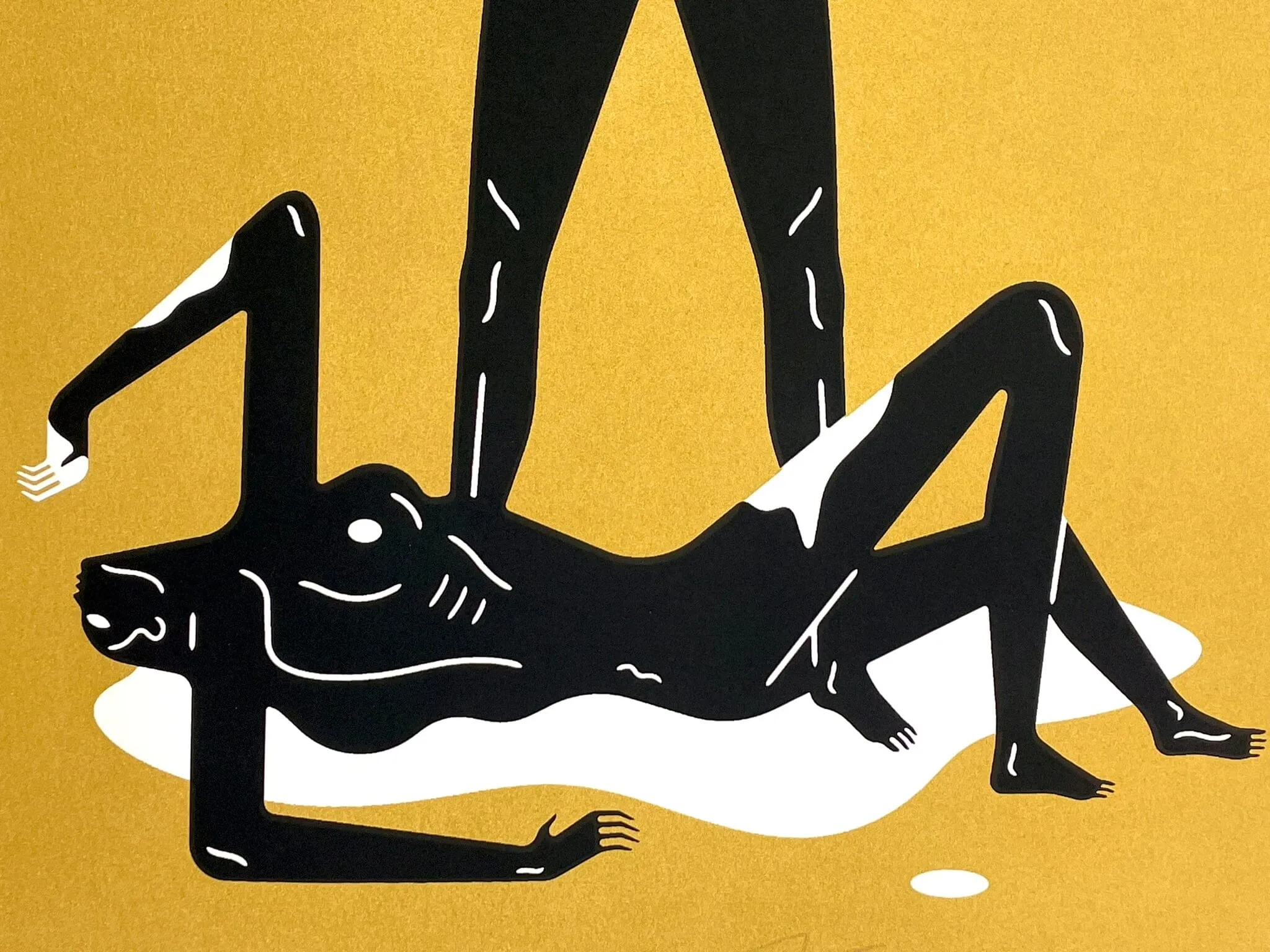 The Naked Man and Woman (Gold)