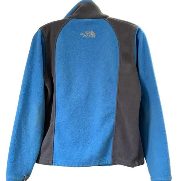 THE NORTH FACE Women's Coat Jacket Outerwear Full Zip Blue Grey XS