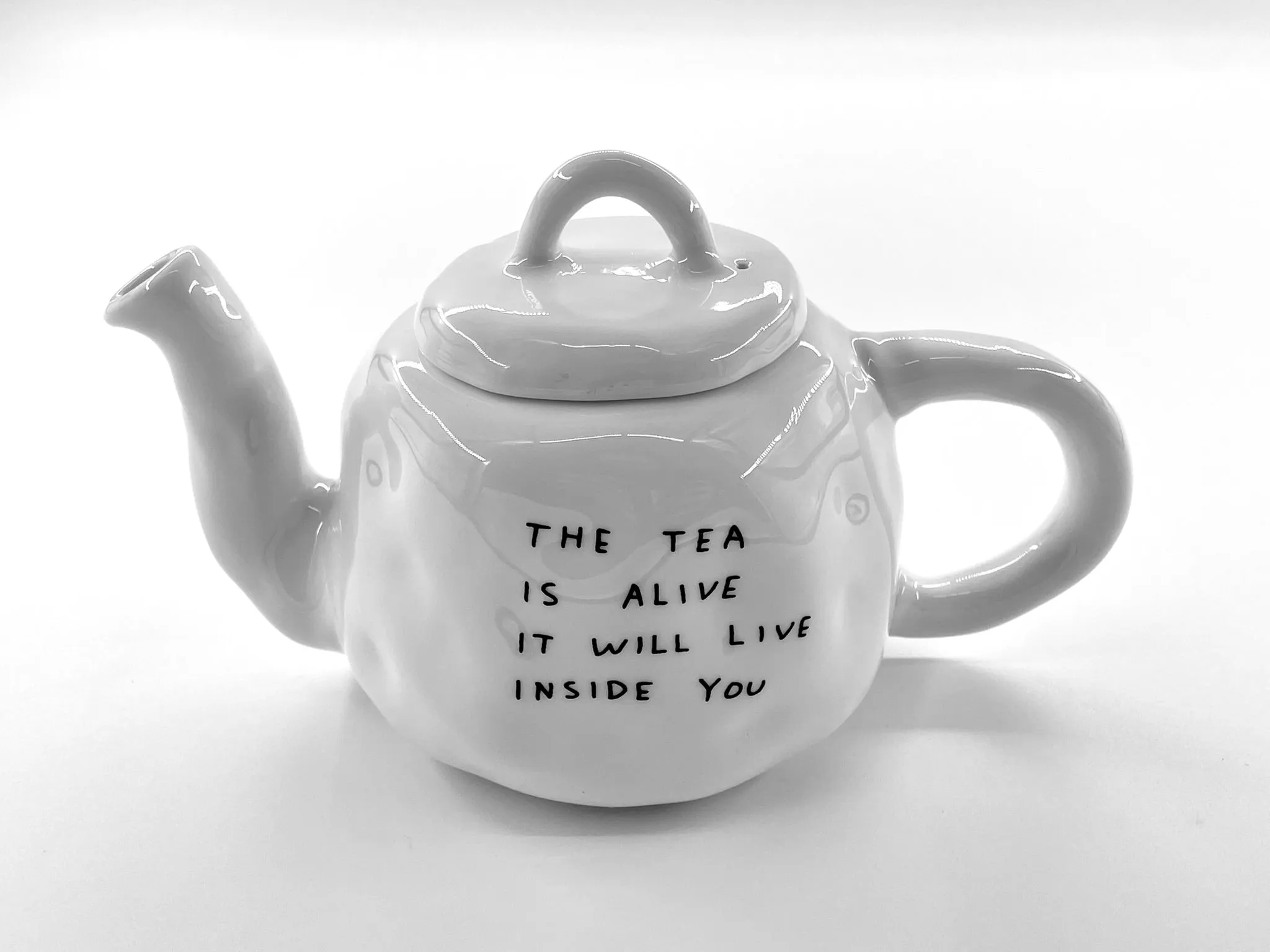 The Tea Is Alive Teapot Sculpture