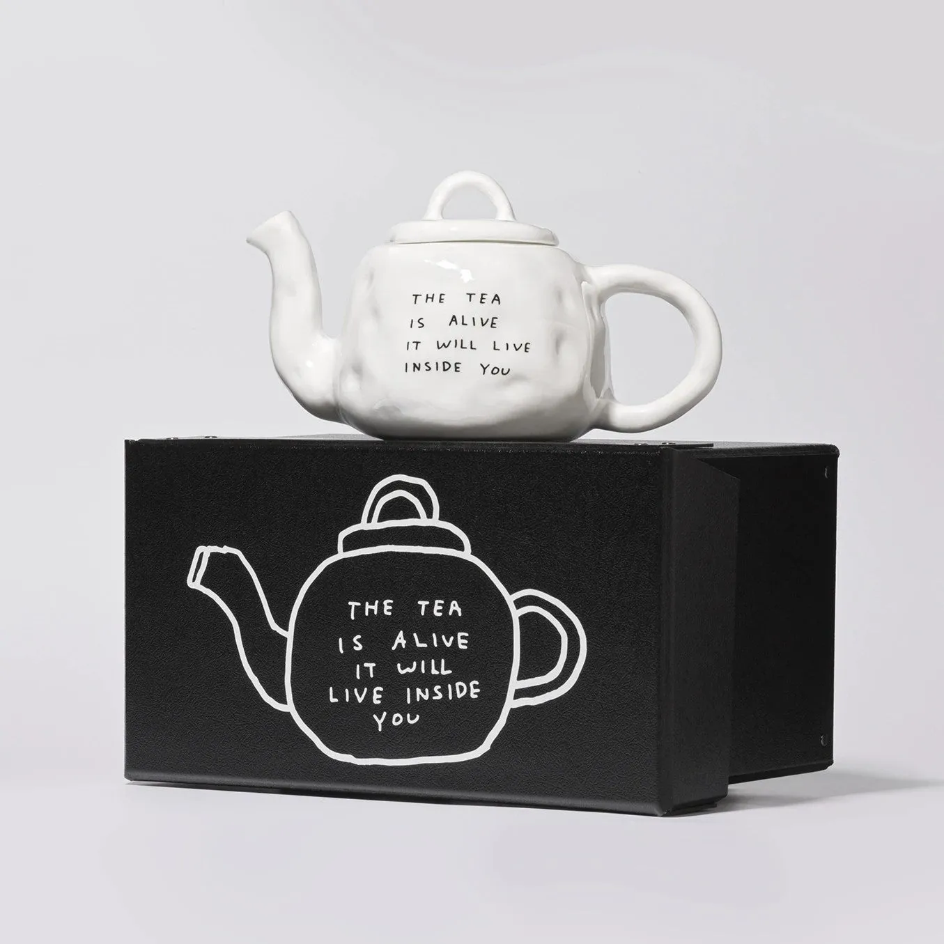The Tea Is Alive Teapot Sculpture
