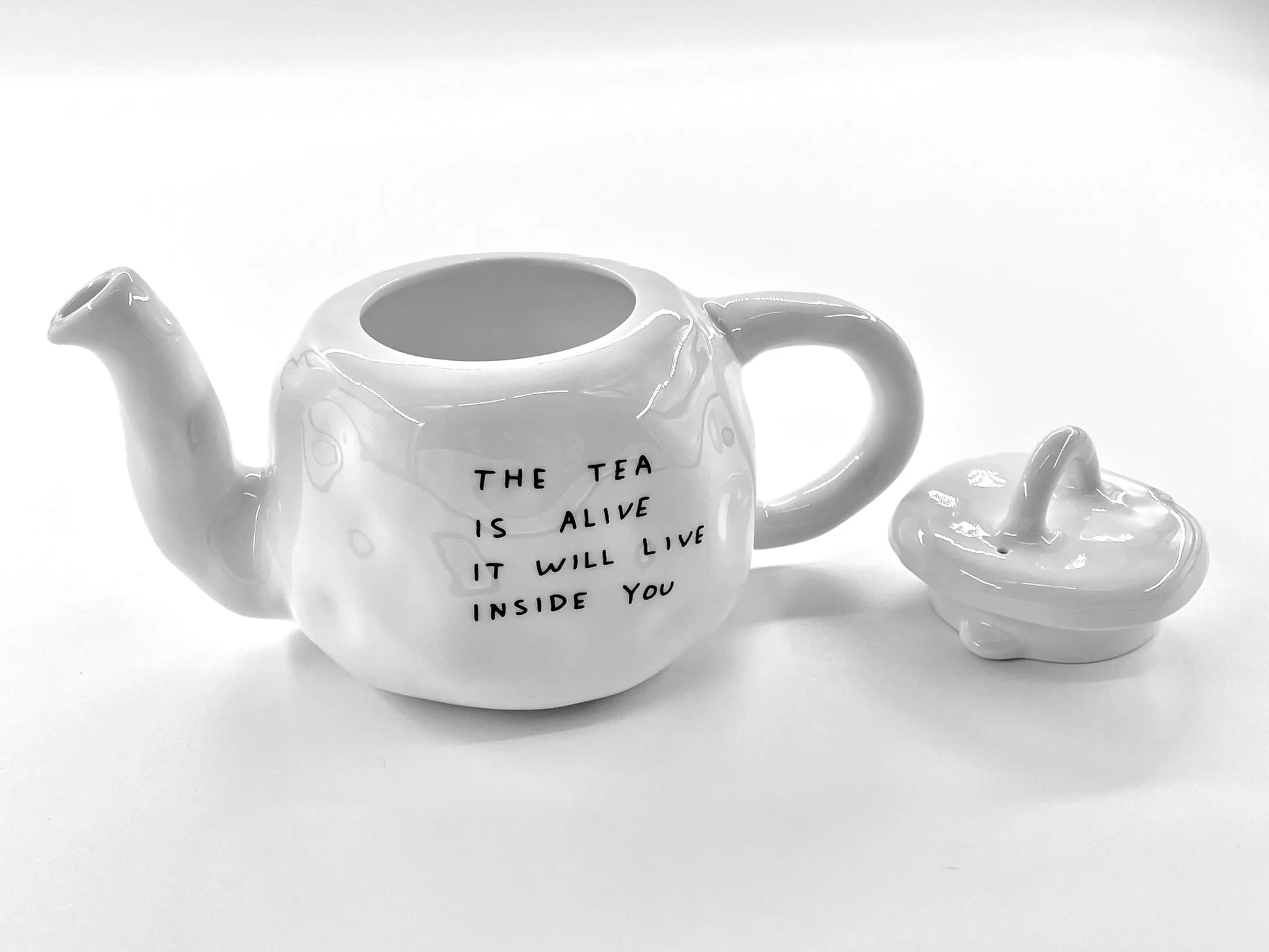 The Tea Is Alive Teapot Sculpture