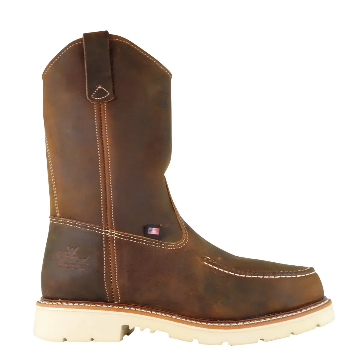 THOROGOOD AMERICAN HERITAGE 11″ TRAIL SAFETY TOE PULL-ON WELLINGTON