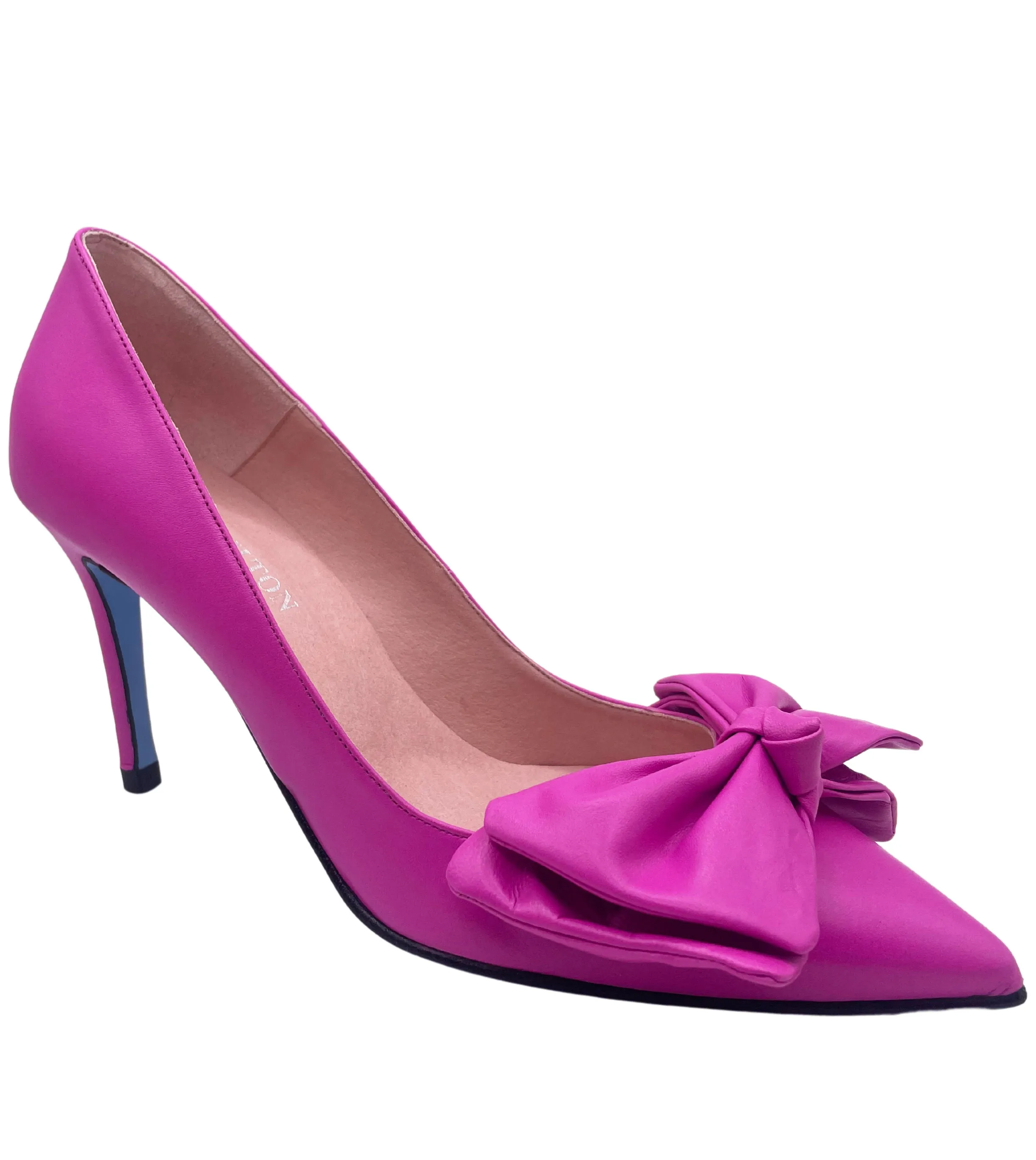 Tina - Bright Pink Leather