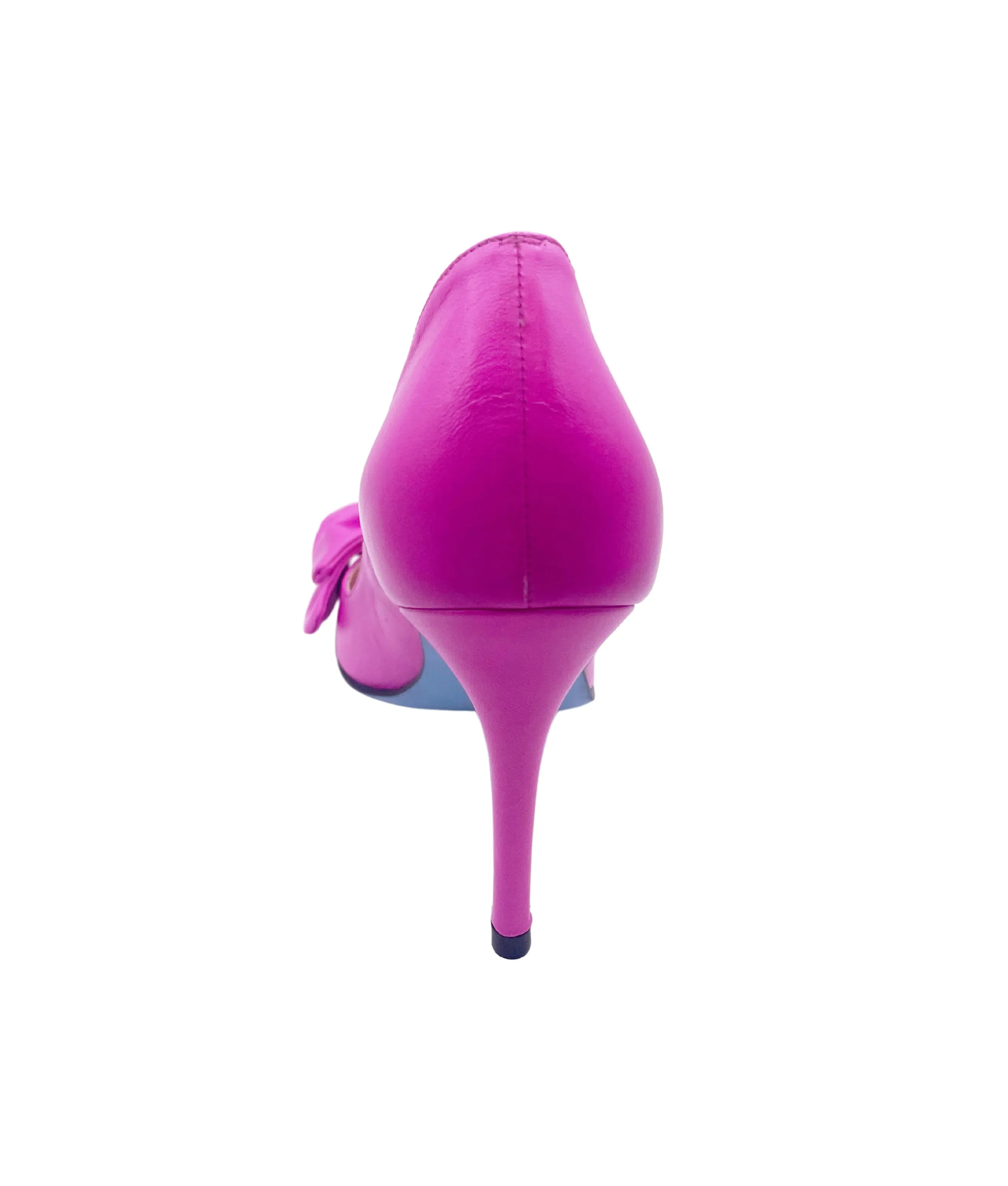 Tina - Bright Pink Leather