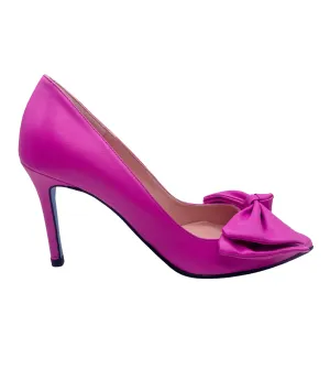 Tina - Bright Pink Leather