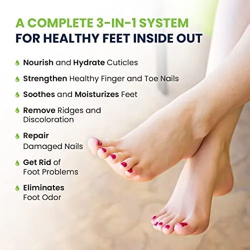 Toenail Fungus Treatment Extra Strength - Advance nail fungus treatment for fingernails, nail repair, toenail softener, yellow toenail treatment, ingrown nail and foot fungus treatment extra strength