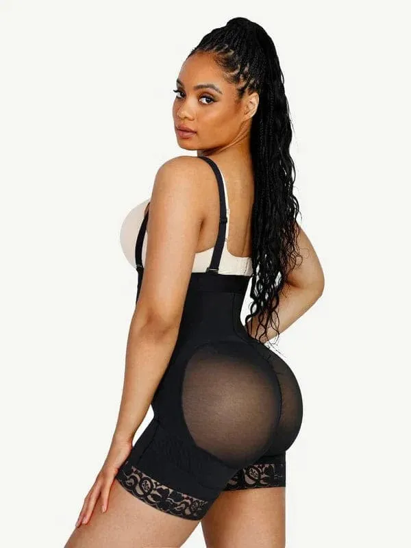Tummy Control Lace Adjustable Shapewear Shorts