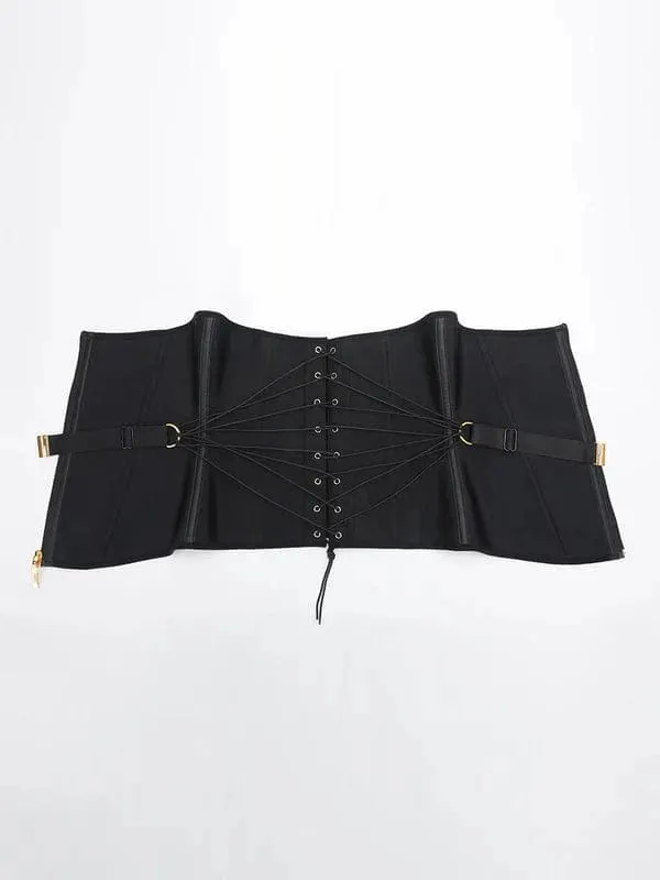 Underbust Waist Trainer Shaper Corset with Lace