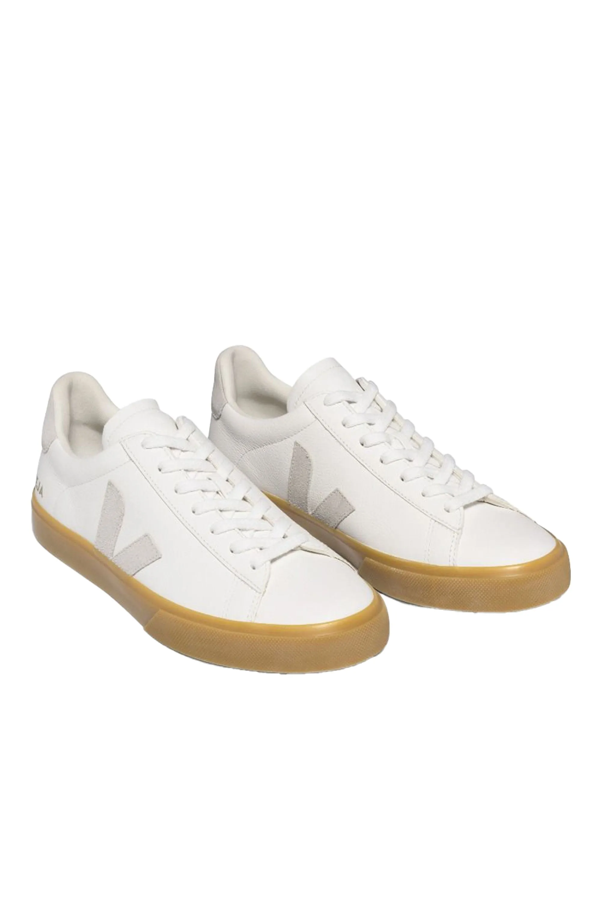 Veja Campo Chrome Free Leather Trainer Extra-White/Natural