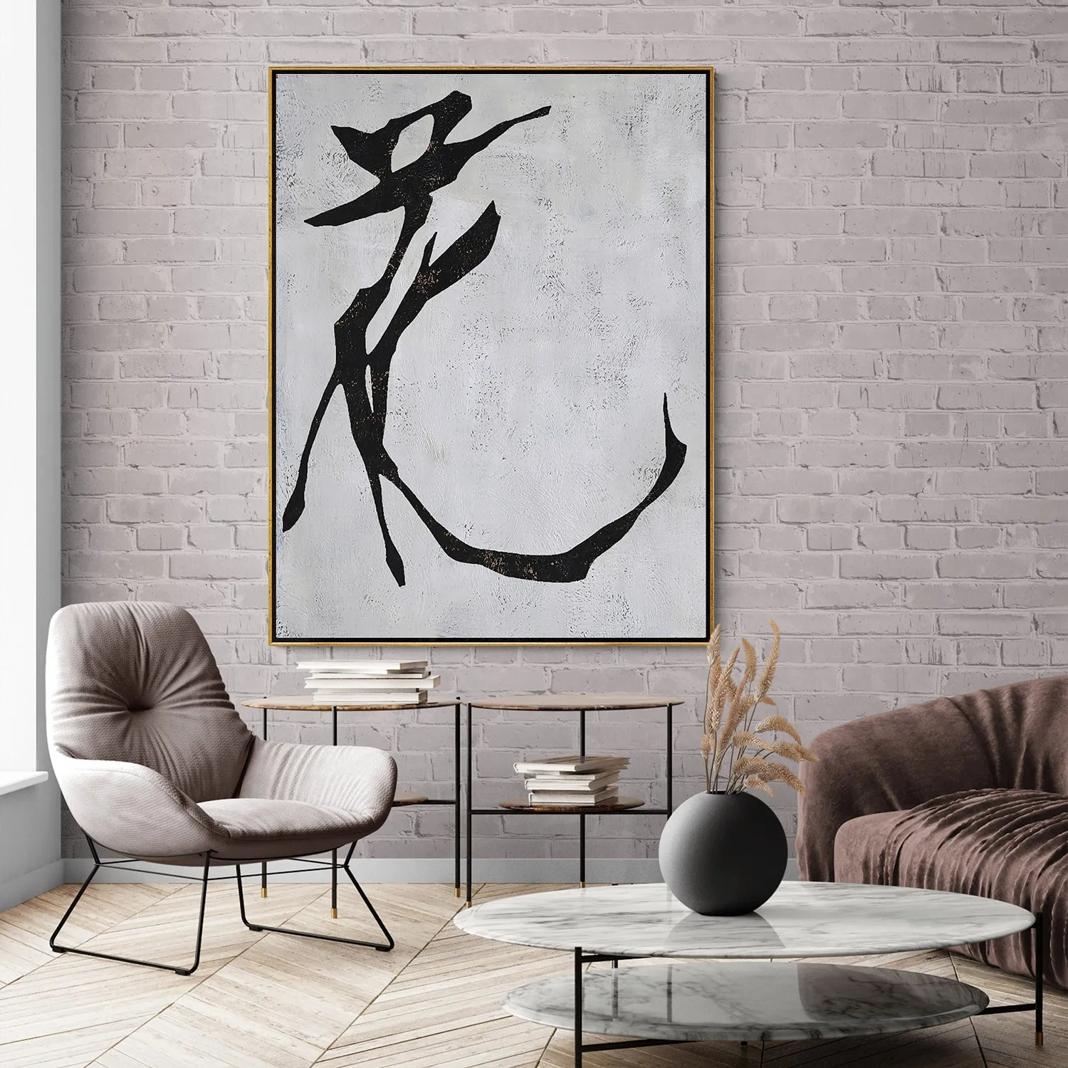 Vertical Calligraphy Painting H195V