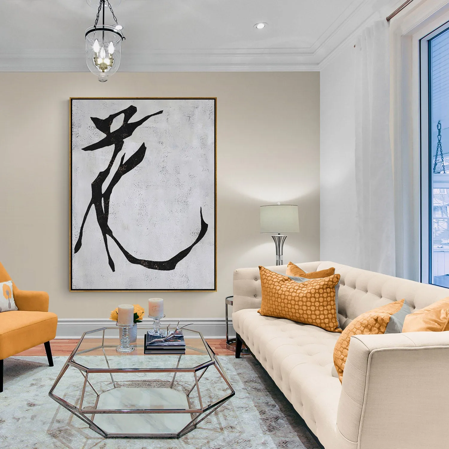 Vertical Calligraphy Painting H195V