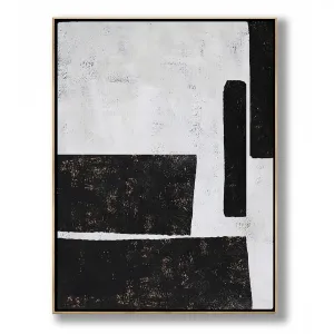 Vertical Minimal Geometric Painting H82V