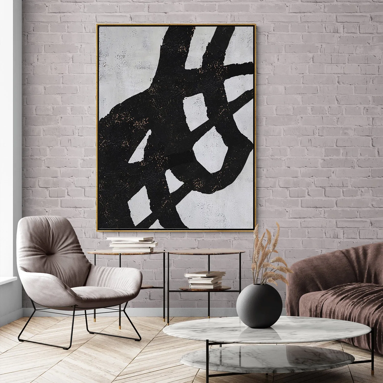 Vertical Minimal Painting H232V