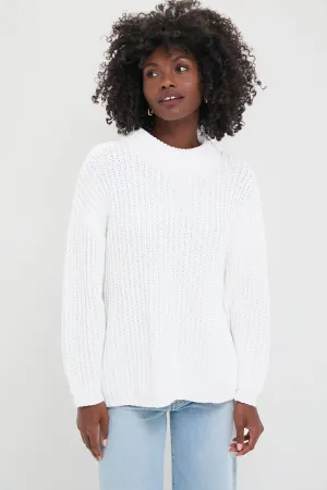 White Cotton Casper Sweater