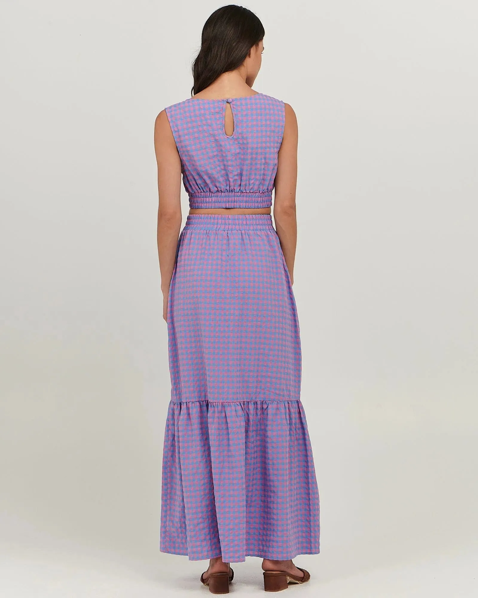 Whitney Maxi Skirt Gingham
