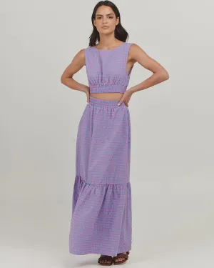 Whitney Maxi Skirt Gingham