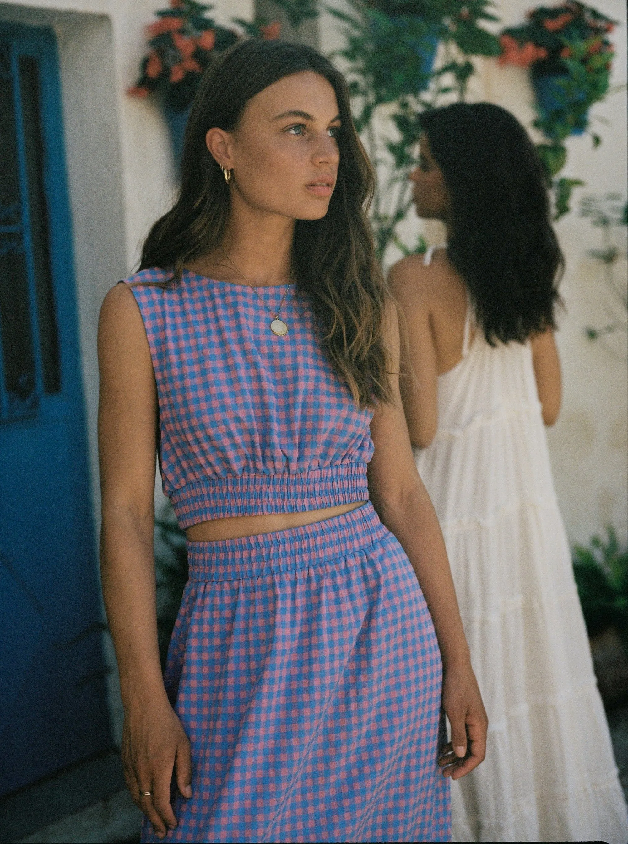 Whitney Maxi Skirt Gingham