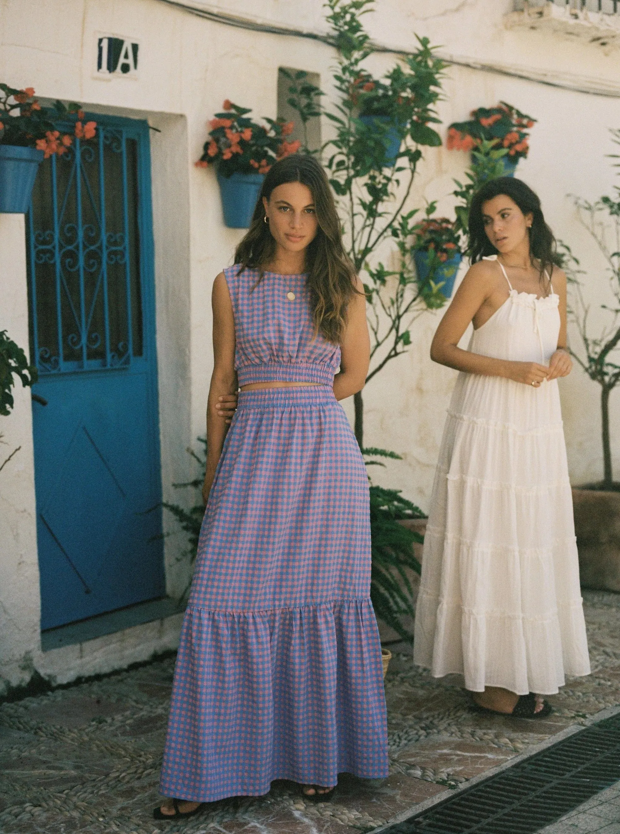 Whitney Maxi Skirt Gingham