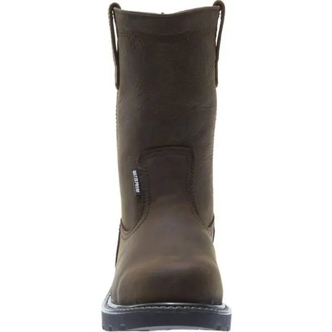Wolverine Men's 10" Floorhand Waterproof Wellington Work Boot - Brown - W10682