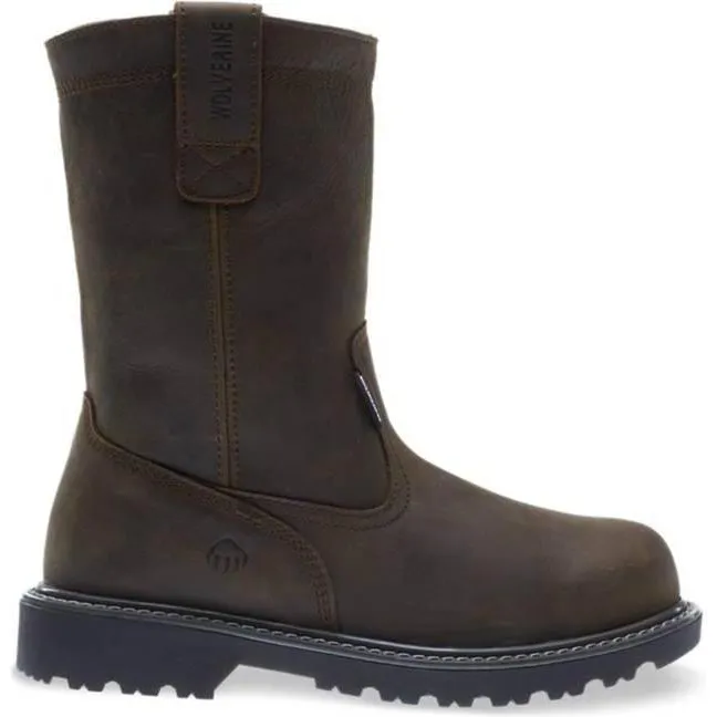 Wolverine Men's 10" Floorhand Waterproof Wellington Work Boot - Brown - W10682