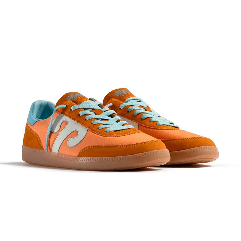 WUSHU Gong Sneakers in Orange/Blue