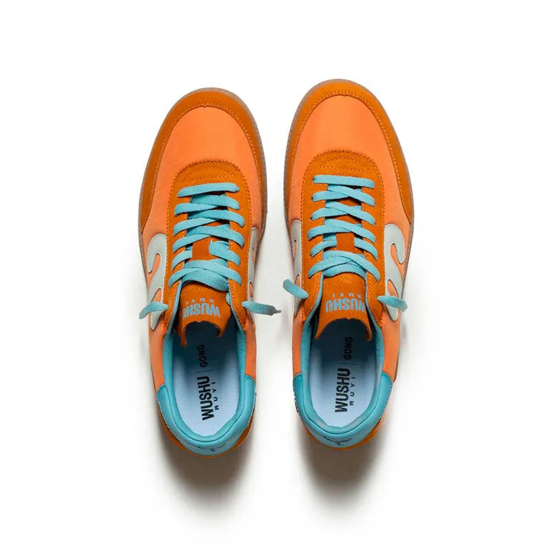 WUSHU Gong Sneakers in Orange/Blue