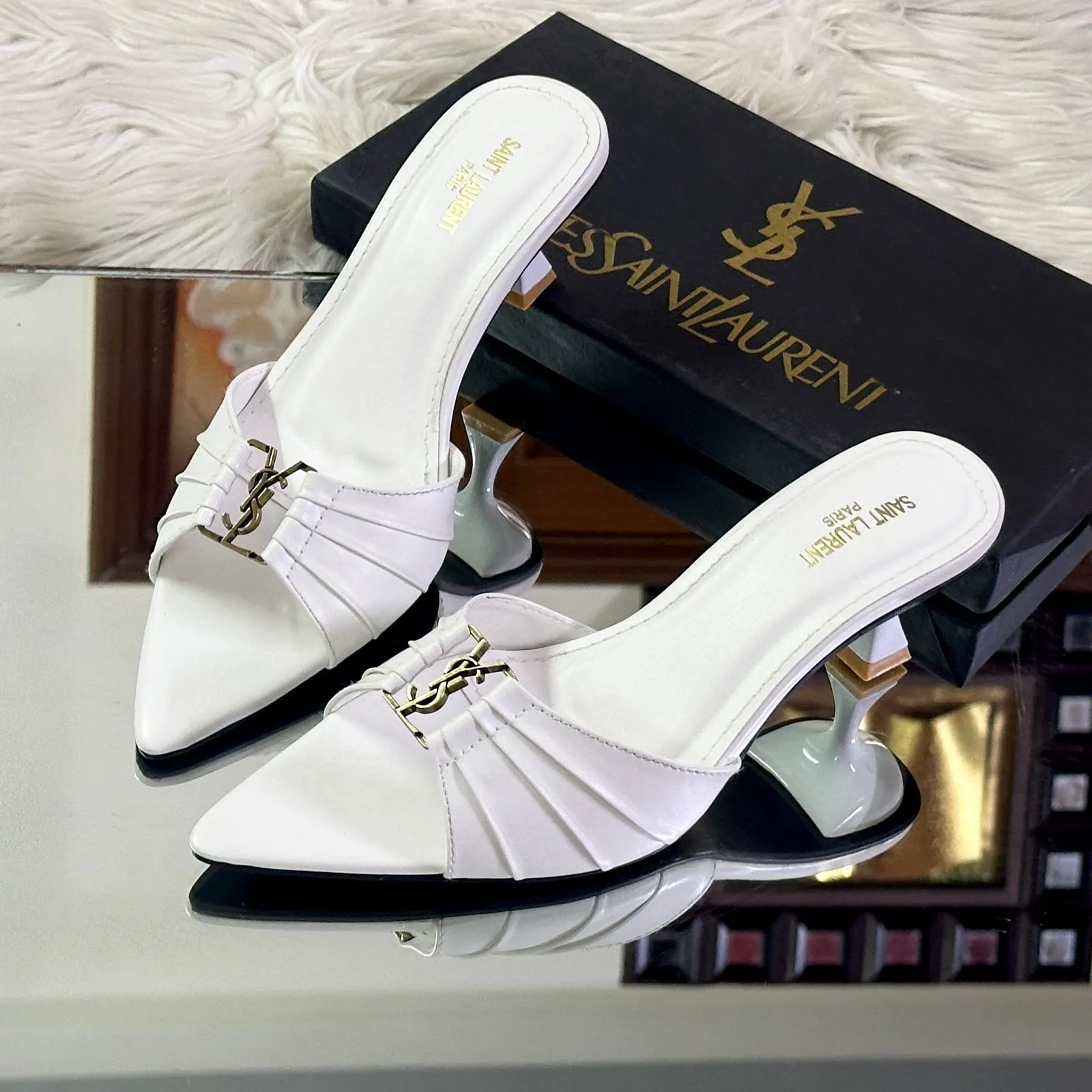 YSL Tulipe Heels