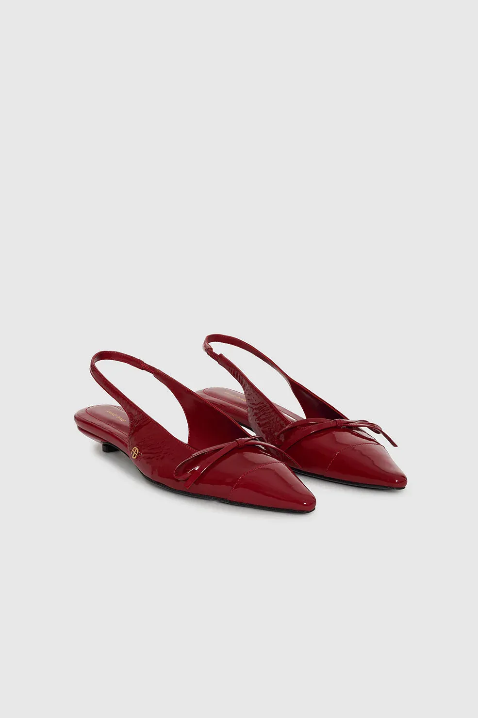 Zoey Slingback Heels - Red